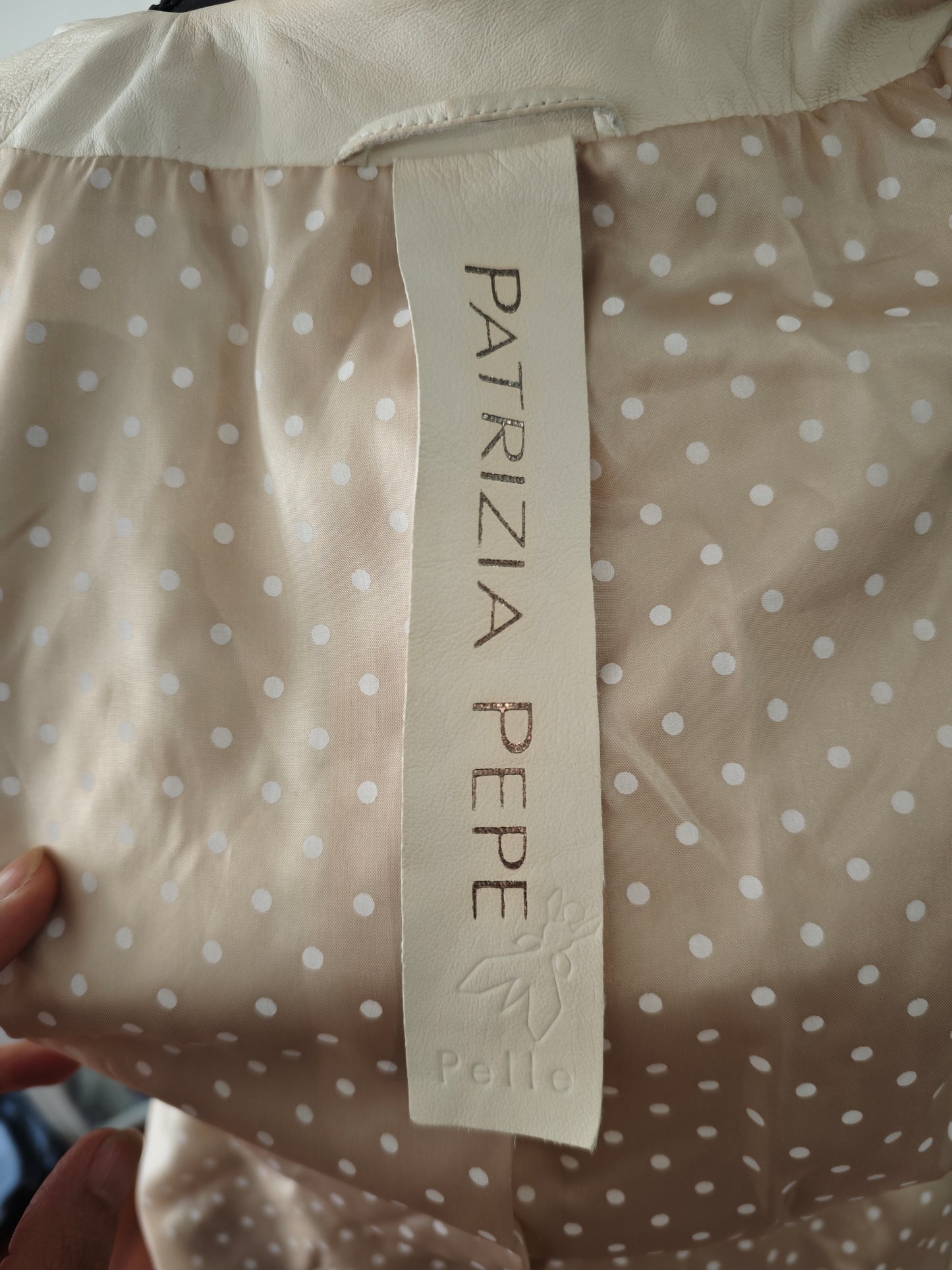 Veste Cuire Beige Patrizia Pepe