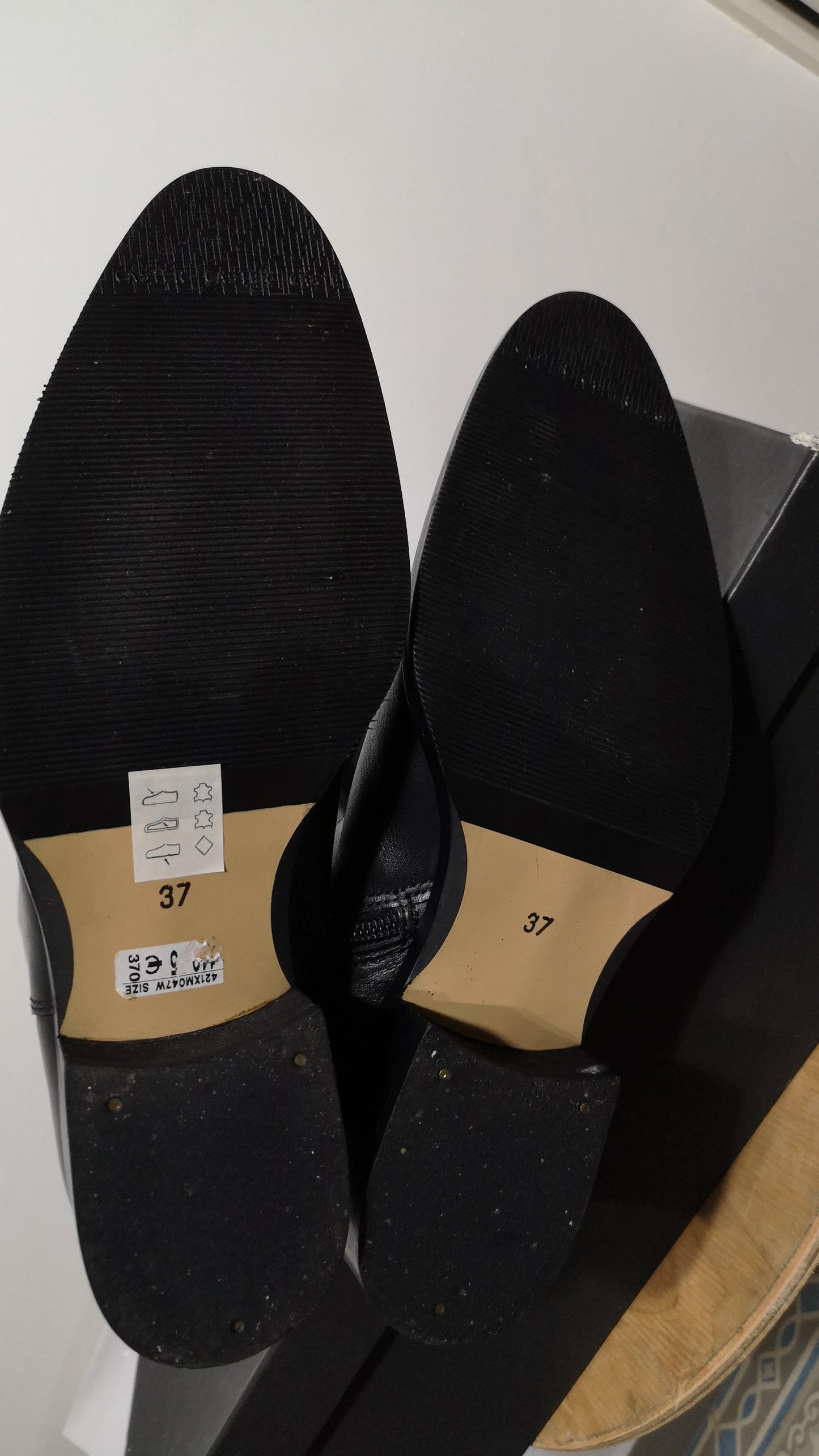 Cuissardes cuir noir